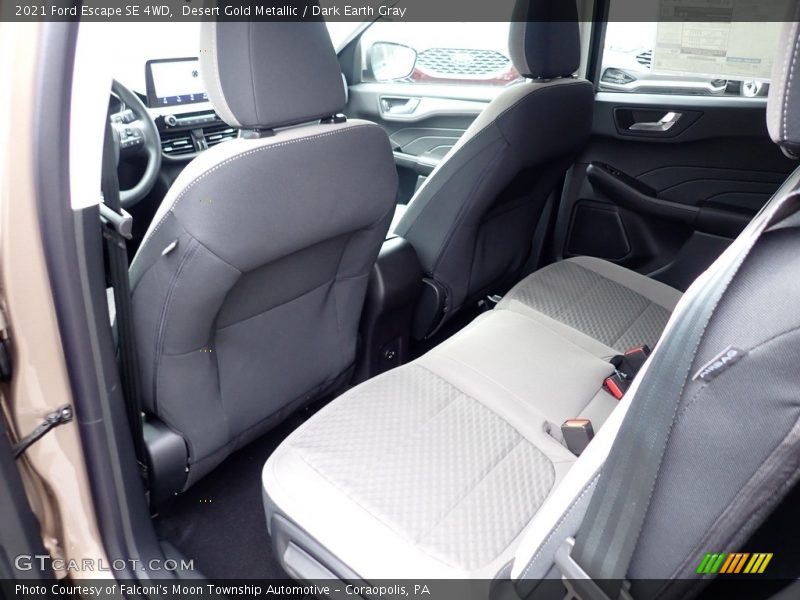 Desert Gold Metallic / Dark Earth Gray 2021 Ford Escape SE 4WD