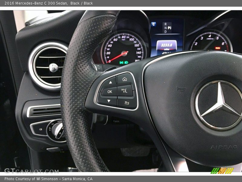 Black / Black 2016 Mercedes-Benz C 300 Sedan