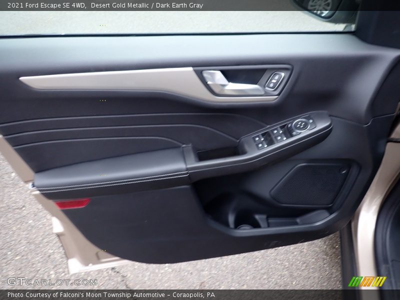 Desert Gold Metallic / Dark Earth Gray 2021 Ford Escape SE 4WD
