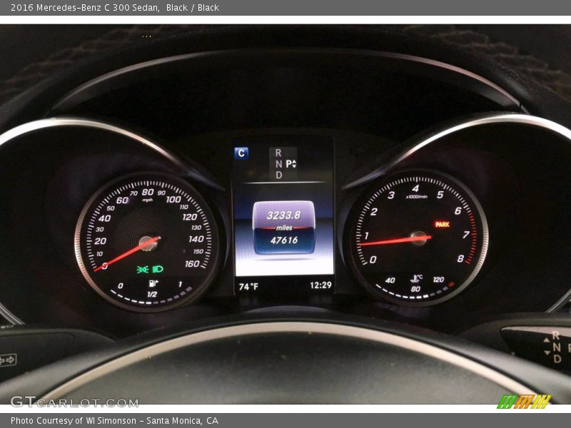 Black / Black 2016 Mercedes-Benz C 300 Sedan