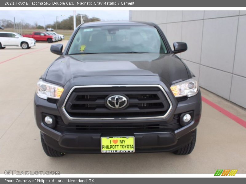 Magnetic Gray Metallic / Cement 2021 Toyota Tacoma SR5 Double Cab