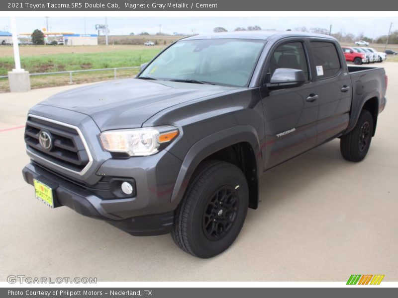 Magnetic Gray Metallic / Cement 2021 Toyota Tacoma SR5 Double Cab