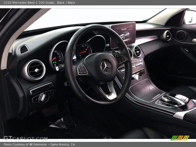 Black / Black 2016 Mercedes-Benz C 300 Sedan
