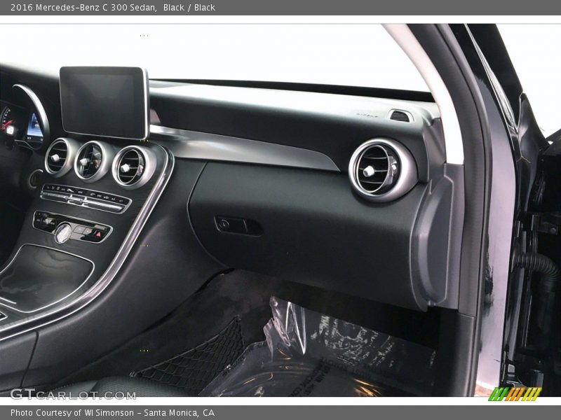 Black / Black 2016 Mercedes-Benz C 300 Sedan