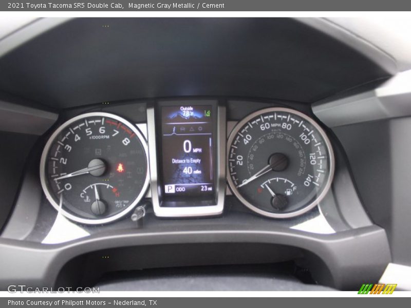 Magnetic Gray Metallic / Cement 2021 Toyota Tacoma SR5 Double Cab