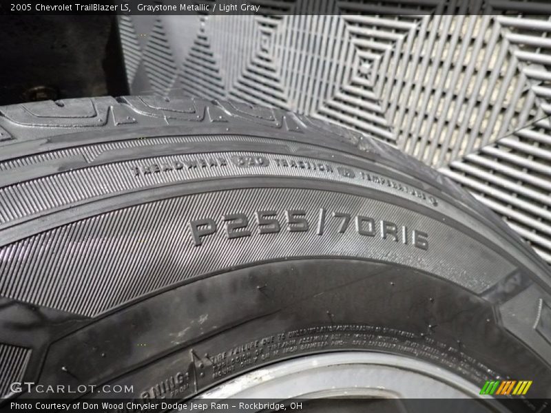 Graystone Metallic / Light Gray 2005 Chevrolet TrailBlazer LS