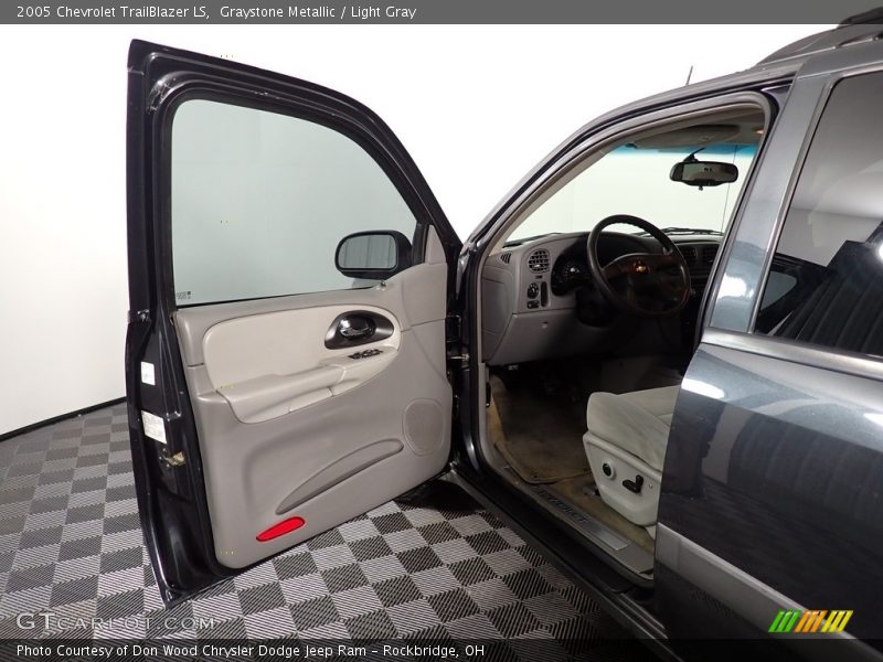 Graystone Metallic / Light Gray 2005 Chevrolet TrailBlazer LS