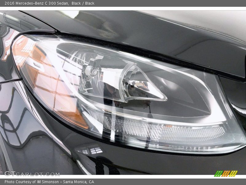 Black / Black 2016 Mercedes-Benz C 300 Sedan