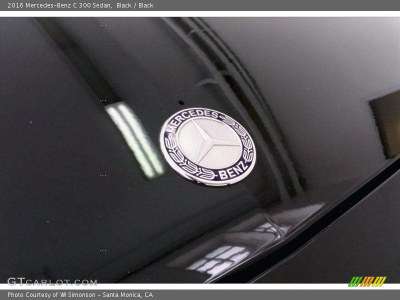 Black / Black 2016 Mercedes-Benz C 300 Sedan