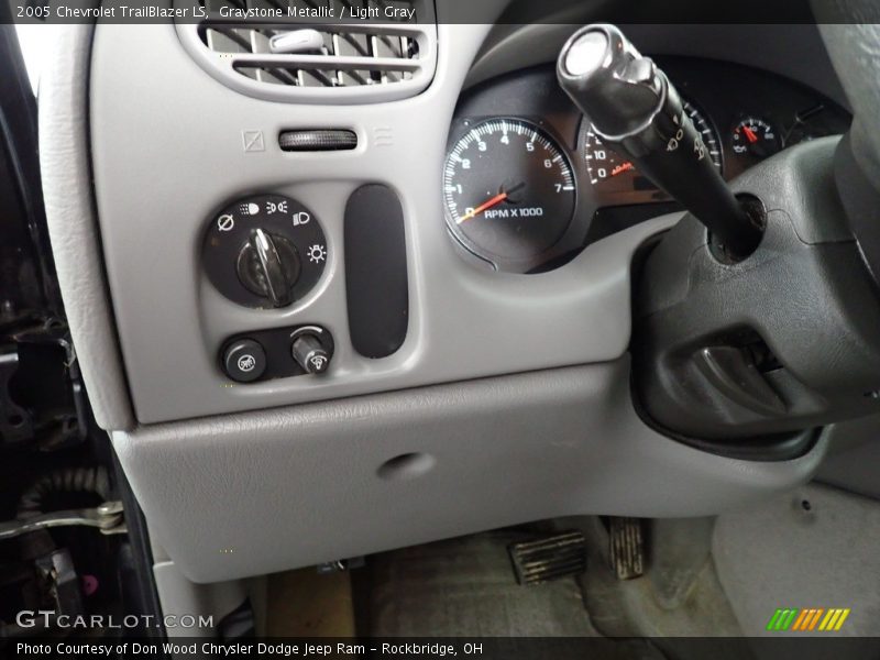 Graystone Metallic / Light Gray 2005 Chevrolet TrailBlazer LS