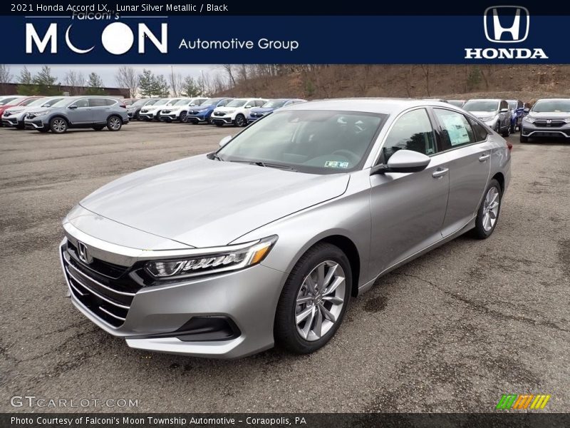 Lunar Silver Metallic / Black 2021 Honda Accord LX