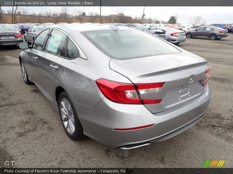 Lunar Silver Metallic / Black 2021 Honda Accord LX