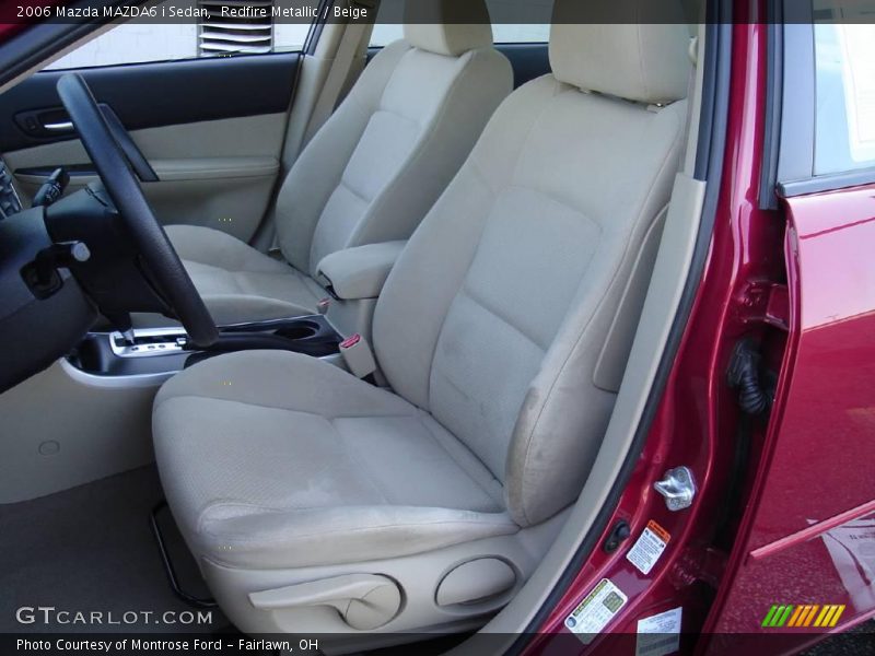 Redfire Metallic / Beige 2006 Mazda MAZDA6 i Sedan