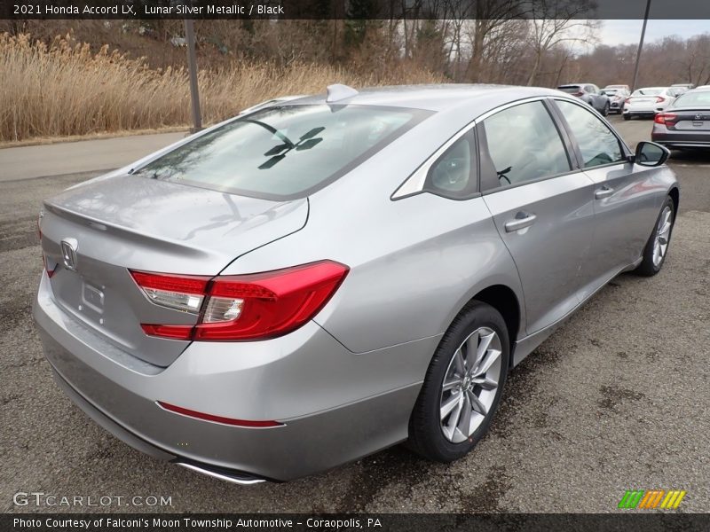 Lunar Silver Metallic / Black 2021 Honda Accord LX
