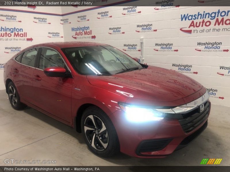 Radiant Red Metallic / Ivory 2021 Honda Insight EX