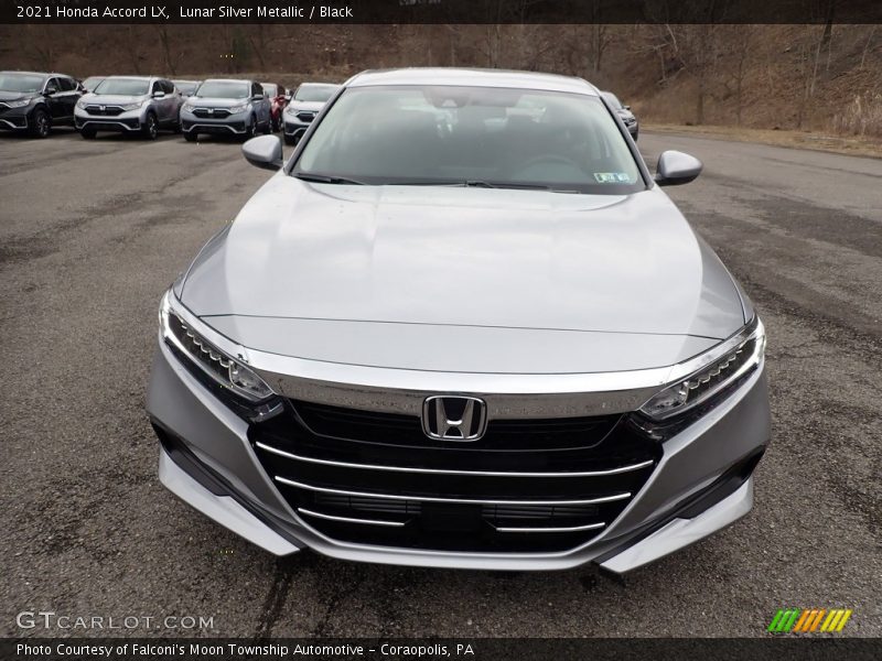Lunar Silver Metallic / Black 2021 Honda Accord LX