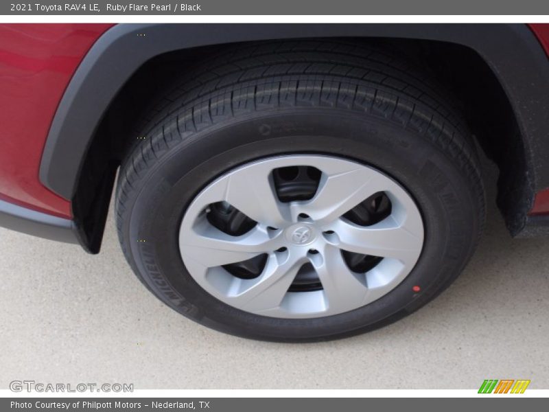 Ruby Flare Pearl / Black 2021 Toyota RAV4 LE