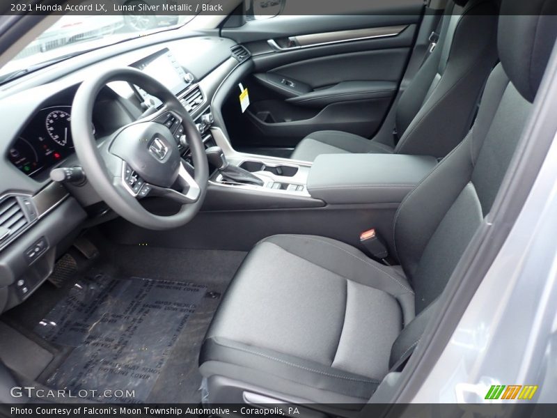 Lunar Silver Metallic / Black 2021 Honda Accord LX