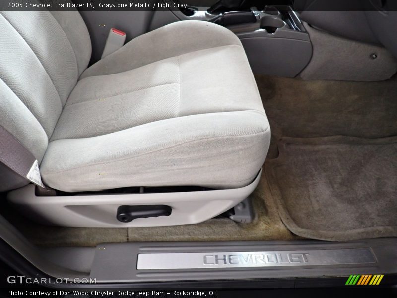Graystone Metallic / Light Gray 2005 Chevrolet TrailBlazer LS