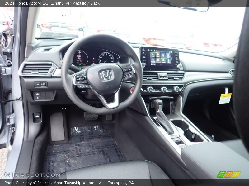 Lunar Silver Metallic / Black 2021 Honda Accord LX