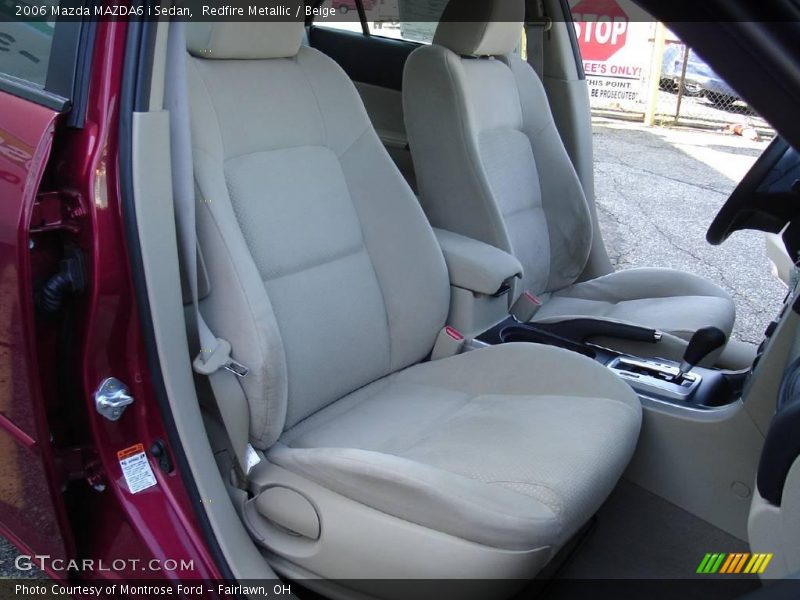 Redfire Metallic / Beige 2006 Mazda MAZDA6 i Sedan