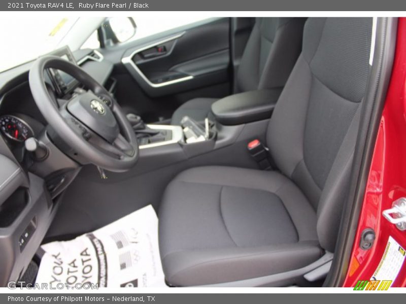 Ruby Flare Pearl / Black 2021 Toyota RAV4 LE
