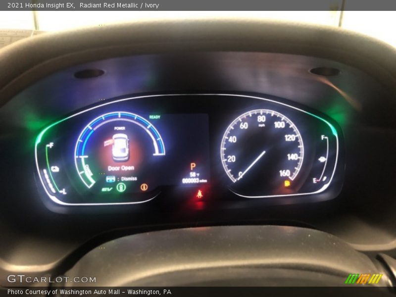 Radiant Red Metallic / Ivory 2021 Honda Insight EX