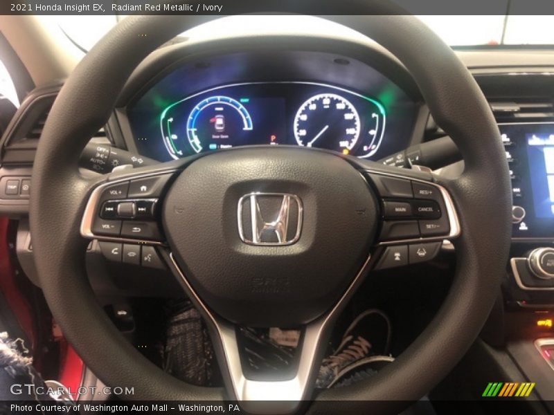 Radiant Red Metallic / Ivory 2021 Honda Insight EX