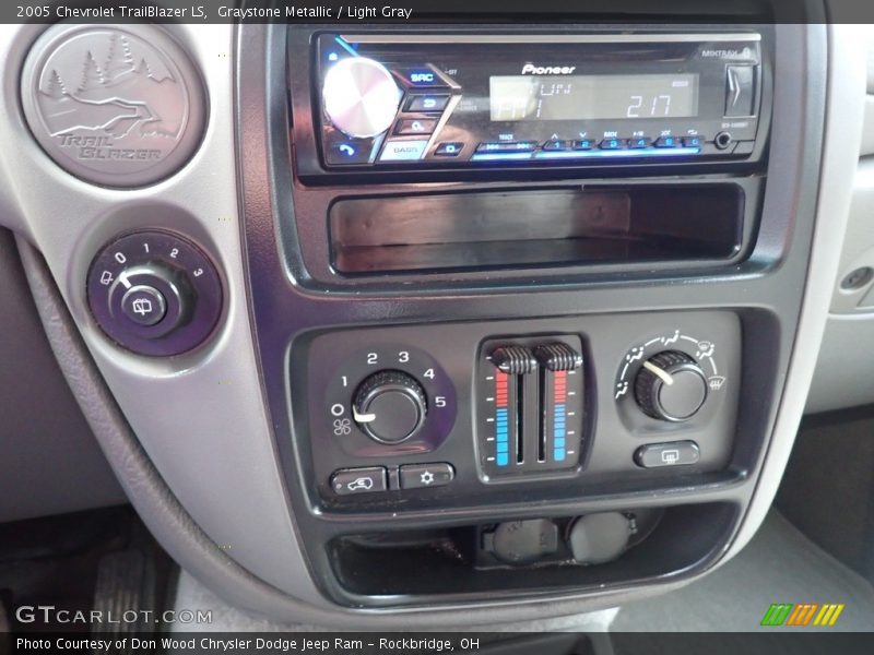 Graystone Metallic / Light Gray 2005 Chevrolet TrailBlazer LS