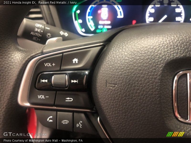Radiant Red Metallic / Ivory 2021 Honda Insight EX