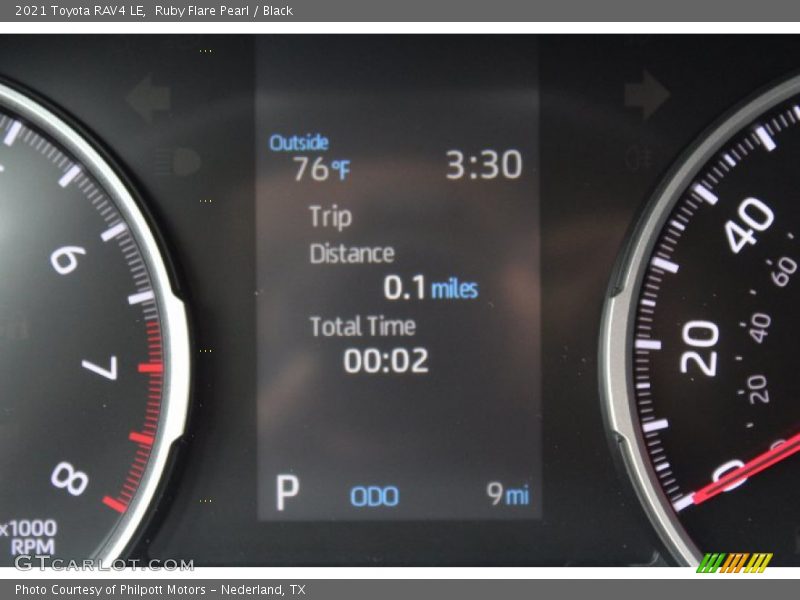 Ruby Flare Pearl / Black 2021 Toyota RAV4 LE
