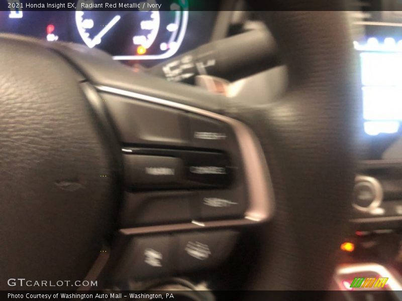 Radiant Red Metallic / Ivory 2021 Honda Insight EX