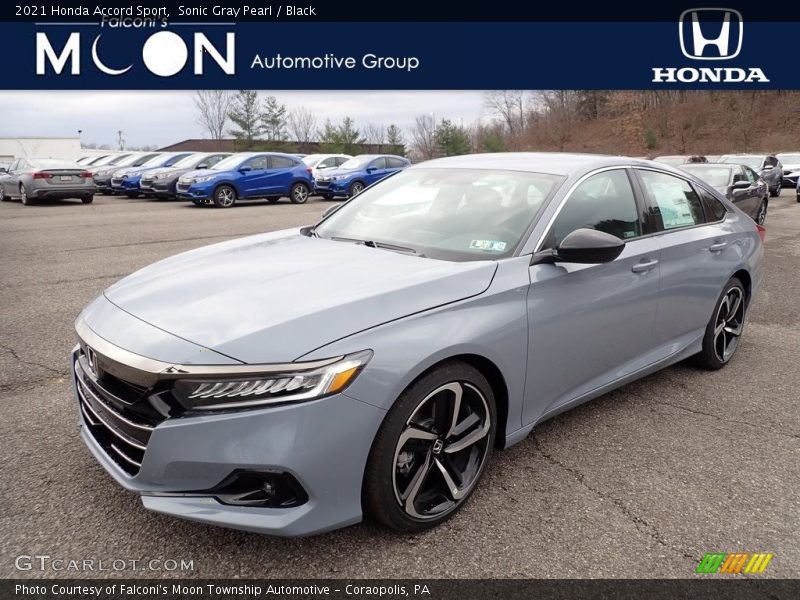 Sonic Gray Pearl / Black 2021 Honda Accord Sport