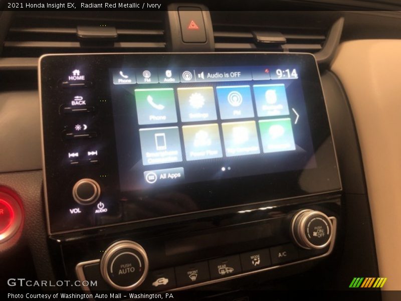 Radiant Red Metallic / Ivory 2021 Honda Insight EX