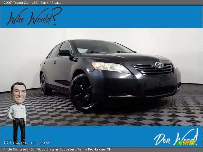 Black / Bisque 2007 Toyota Camry LE