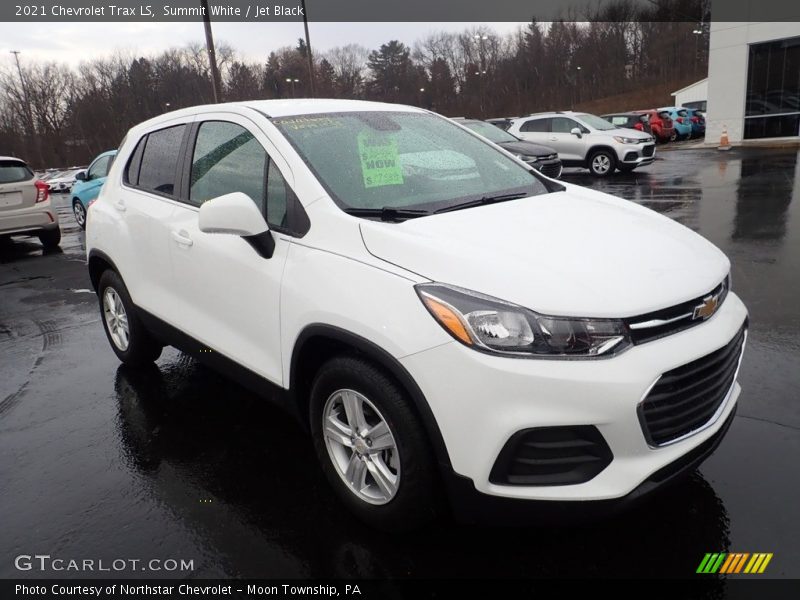 Summit White / Jet Black 2021 Chevrolet Trax LS