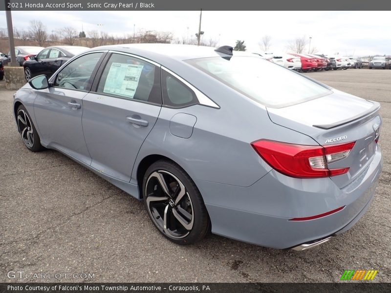 Sonic Gray Pearl / Black 2021 Honda Accord Sport