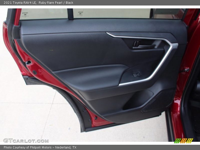 Ruby Flare Pearl / Black 2021 Toyota RAV4 LE