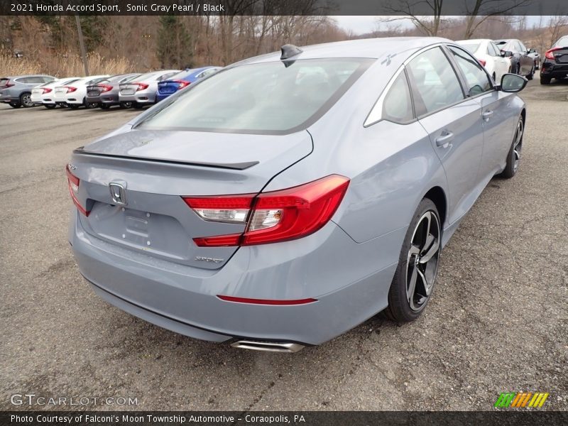 Sonic Gray Pearl / Black 2021 Honda Accord Sport