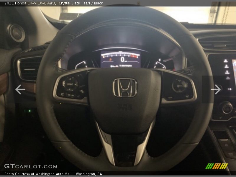 Crystal Black Pearl / Black 2021 Honda CR-V EX-L AWD