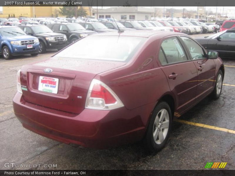 Merlot Metallic / Camel 2007 Ford Fusion SE