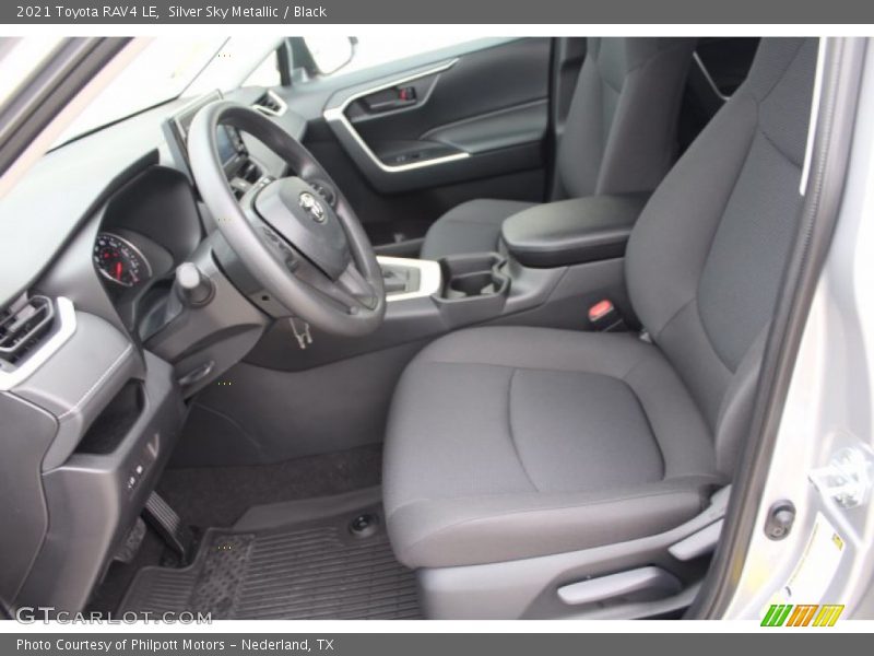 Silver Sky Metallic / Black 2021 Toyota RAV4 LE