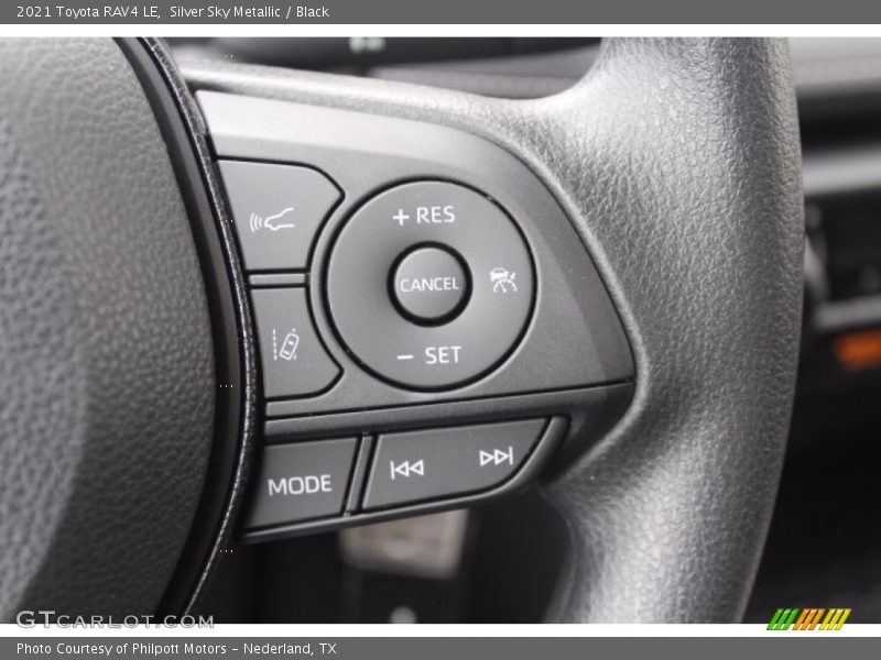 Silver Sky Metallic / Black 2021 Toyota RAV4 LE