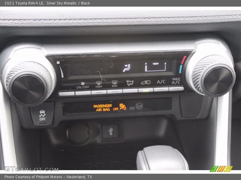 Silver Sky Metallic / Black 2021 Toyota RAV4 LE