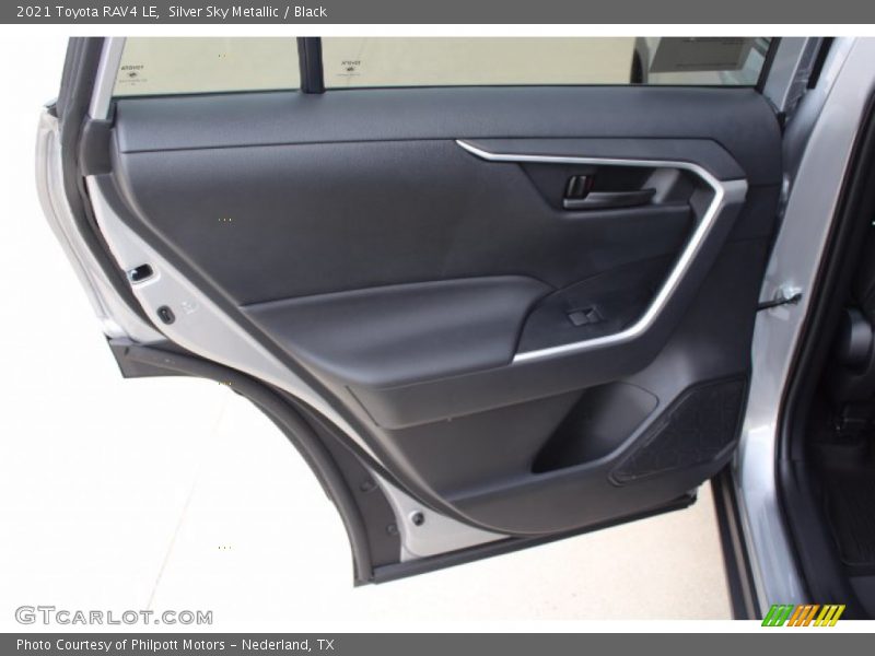 Silver Sky Metallic / Black 2021 Toyota RAV4 LE