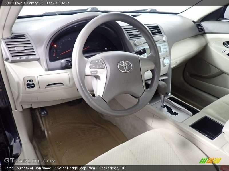 Black / Bisque 2007 Toyota Camry LE