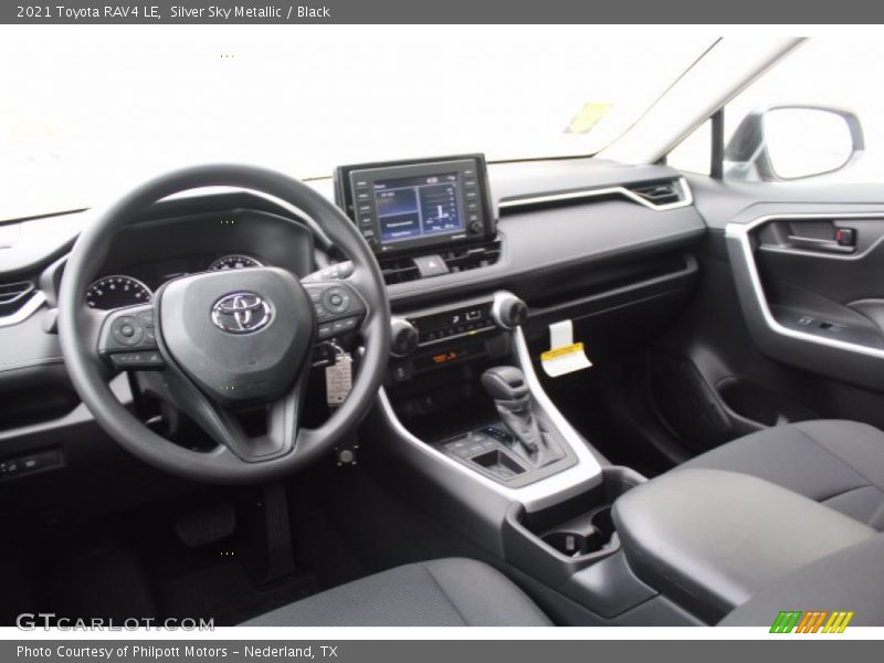 Silver Sky Metallic / Black 2021 Toyota RAV4 LE