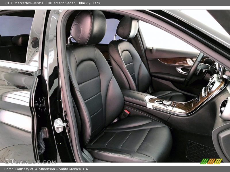 Black / Black 2018 Mercedes-Benz C 300 4Matic Sedan