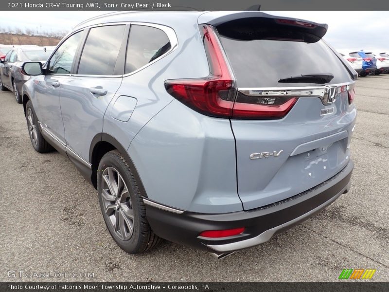 Sonic Gray Pearl / Black 2021 Honda CR-V Touring AWD