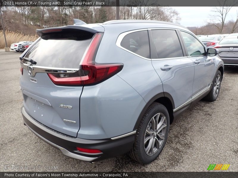 Sonic Gray Pearl / Black 2021 Honda CR-V Touring AWD